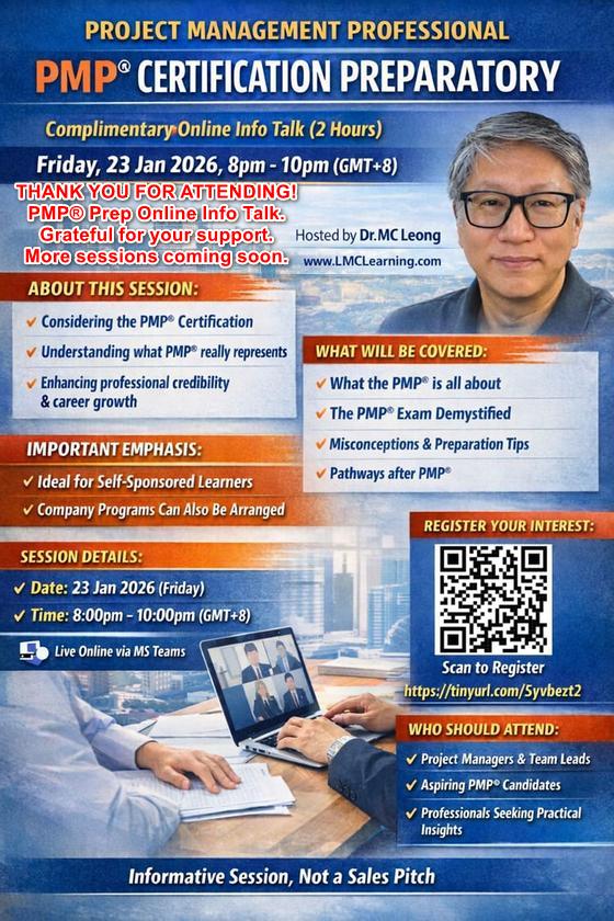 PMP Info Talk Registration